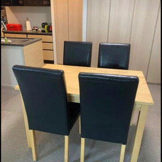 IKEA イケア ダイニングテーブル5点セットの画像