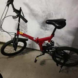 6段変速の折りたたみ自転車です