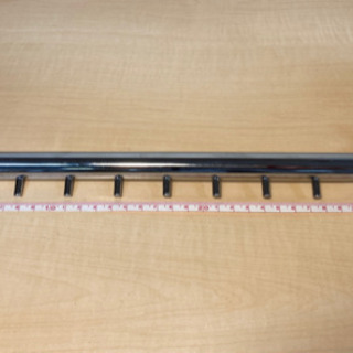 店舗什器☆角バー　オプション☆9段☆傾斜ハンガー☆8本+おまけセットの画像