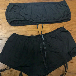 新品未使用 ビキニ ブラック ノンワイヤー バンドゥ 完売品の画像