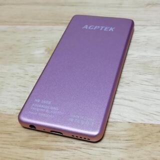 【終了】新品！音楽プレーヤー(38)ブルートゥース対応ピンク色
の画像