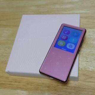 【終了】新品！音楽プレーヤー(38)ブルートゥース対応ピンク色
の画像