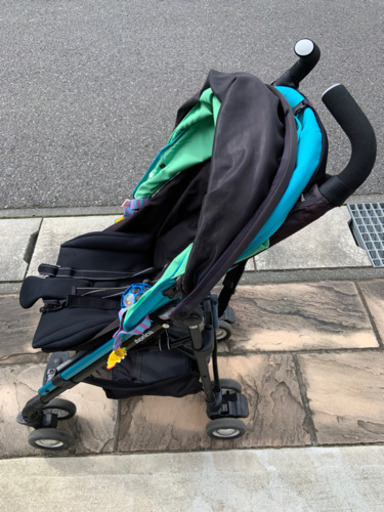 【中古品】Aprica STICK ベビーカー　取扱説明書／オーボール、sassy ブランケットクリップ付き