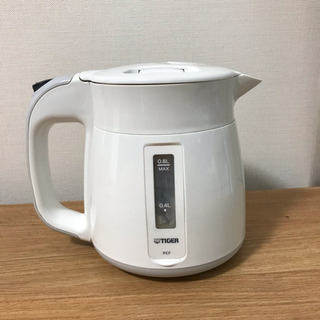 タイガー 電気ケトル わく子 PCF-G080 800mlの画像