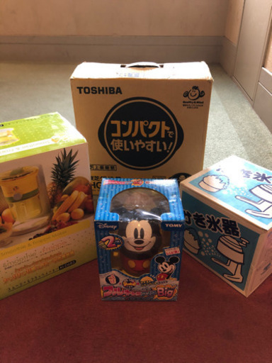 グリル鍋＋未使用品(かき氷、シャーベット、スムージー)