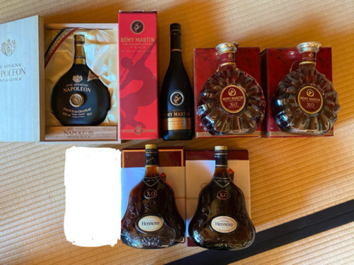 レミーマルタン、ヘネシー等　7本セット