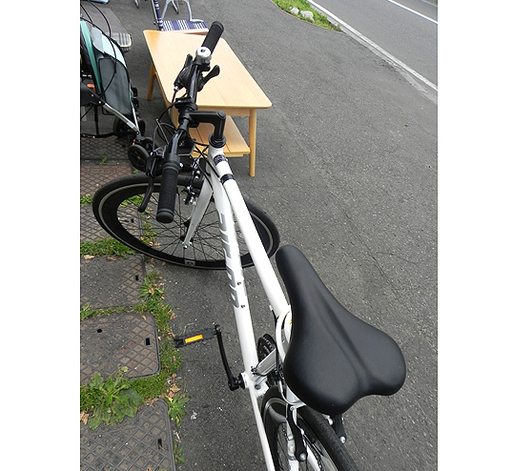【美品‼ クロスバイク 28インチ】サカモト air-on 21段変速 カギ付 自転車 マウンテンバイク 札幌市 白石区 東札幌