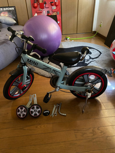 【値下げ！美品！beams 別注ヘルメット付き！】MINI KIDS BIKE