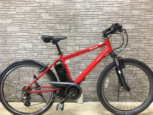 東京23区配達無料　新基準　Panasonic パナソニック  ハリヤ☆新品バッテリー8.9Ah リチウム  電動自転車 中古自転車☆26インチ☆