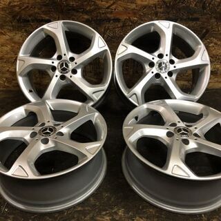 MERCEDES BENZ メルセデスベンツ W156 GLA220 後期 純正ホイール W156 GLAクラス 18インチ 4本 7J5HPCD112+46 (VHG95) クレジットカード QR決済可能