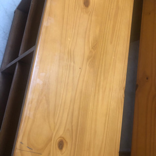 ベッド+棚+引き出し セットの画像