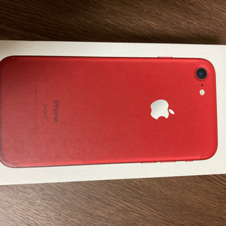 【新品未使用】iPhone7  128GB レッド　本体【SIMフリー】の画像