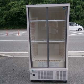 ☆中古品 ホシザキ 小型冷蔵ショーケース SSB-70CT2 2016年製 横700×奥450×高1400㎜ 100V 50/60Hz☆