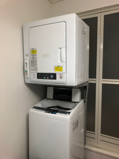 【取引中】洗濯機、乾燥機、スタンド　セット