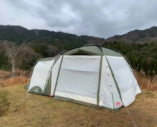 グランドシートインナーシート付！コールマンタフスクリーン2ルーム！オリーブサンド