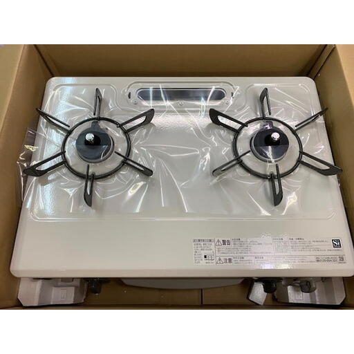 2　未使用　Rinnai/リンナイ　グリル付きガステーブル　Siセンサーコンロ　 都市ガス用 2020年式　KG34NBL