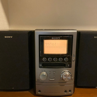 CDコンポ、MD、カセットも装備してます。