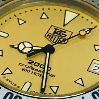 【美品】 タグホイヤー 2000シリーズ クォーツ 955.708G-2 稼働品 タグ・ホイヤー2000シリーズ