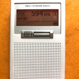 ソニー ポケットラジオ ワンセグTV音声対/FM/AM