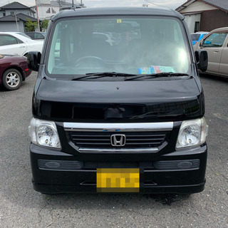 🉐バモス黒車検長い✨自社ローン可能🉐