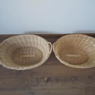 かご　カゴ　2個セットの画像