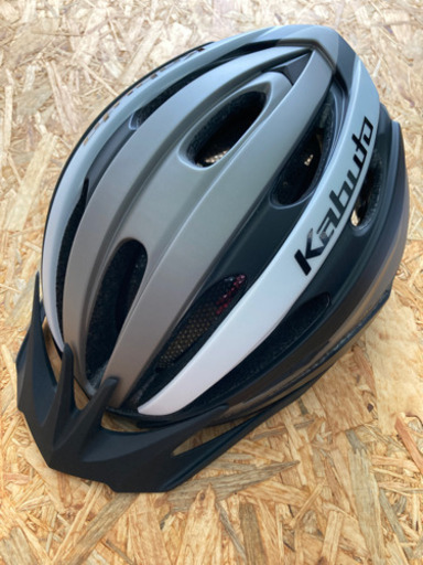 自転車用ヘルメット OGK KABUTO REZZA G-1 マットシルバー サイズ:XL/XXL (頭囲 60cm~64cm)