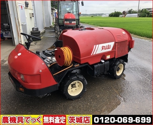 【SOLD　OUT】点検、整備済み　丸山　スピードスプレヤー　SSA-S501　500L　ノズル新品　4WD　消毒　【農機具でっく】【茨城】【その他農機具】