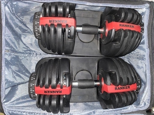 可変式ダンベル　24kg 2つ