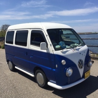 個人 可愛いワーゲンバス仕様の移動販売車です 車検満タン ポン菓...