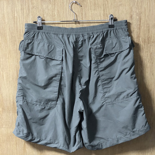 【新品】BEAMS ユーティリティ パンツ GREY：Mの画像