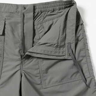 【新品】BEAMS ユーティリティ パンツ GREY：Mの画像
