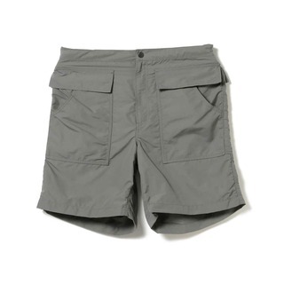 【新品】BEAMS ユーティリティ パンツ GREY：Mの画像