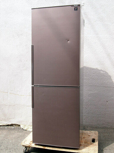 ⑤【6ヶ月保証付】シャープ 271L 2ドア 冷凍冷蔵庫 SJ-PD27C ブラウン