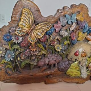 アンティーク　昭和　レトロ　骨董品　石膏アートボード　石膏ボード　の画像