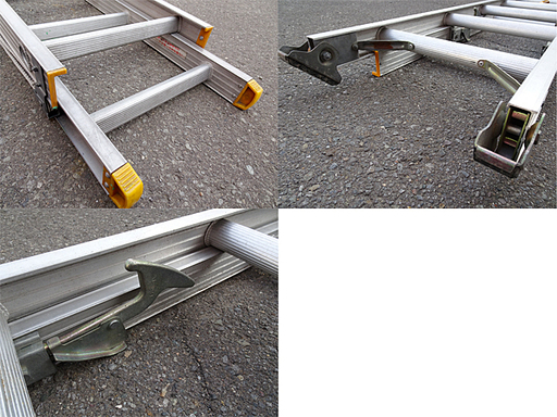 ☆長谷川工業☆二連ハシゴ はしご アルミハシゴ アルミ合金製 HL-50 ■5.060ｍｍ■