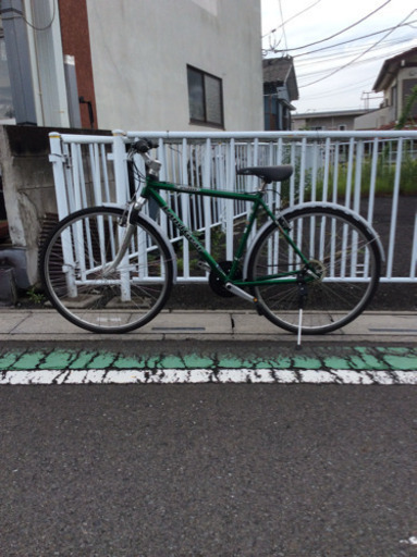【 中古自転車】28インチ  (グリーンメタリック)  外装3x7段