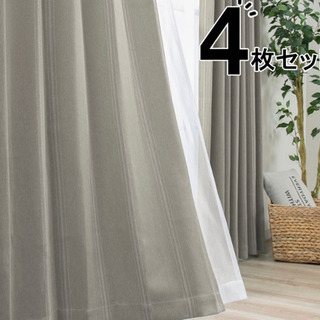 ニトリ　カーテン&レース　4枚セット
