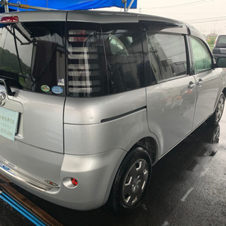 分割OK 審査なし自社ローンの車屋　車検3年4月までのシエンタ　大活躍の７人乗り　経済的な1,500cc  キーレス　平成18年式　走行99,800キロ　ナビ　ETC 両側スライドドア　左側電動　の画像
