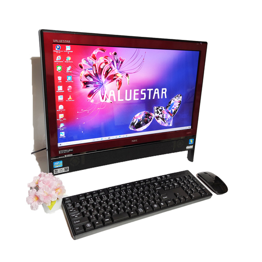 直ぐ使える モニタ付きパソコン 爆速SSD512GB core i7メモリ8GB/Win10/TV見れる/Office