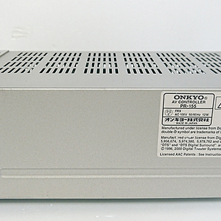 ONKYO ホームシアター用 AVコントローラ「PR-155」動作OK★ リモコン（RC-487S）・説明書付き☆ の画像