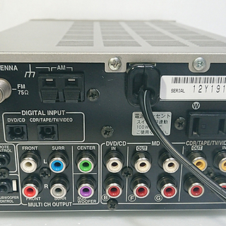 ONKYO ホームシアター用 AVコントローラ「PR-155」動作OK★ リモコン（RC-487S）・説明書付き☆ の画像