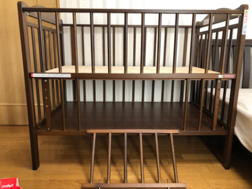 【お話中】ハイシートベビーベッド　美品です