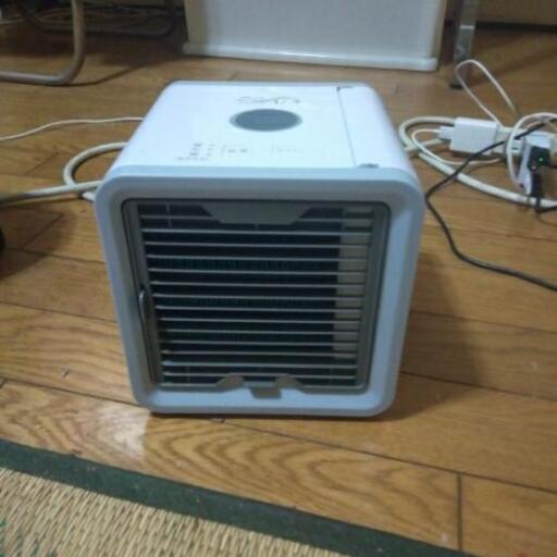 激安!引き取りのみ。引き取り日応相談。ショップジャパン　冷風機　ここひえ2019