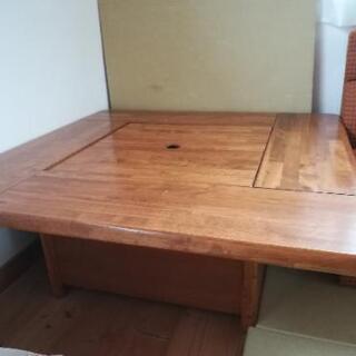 天然木囲炉裏風テーブル