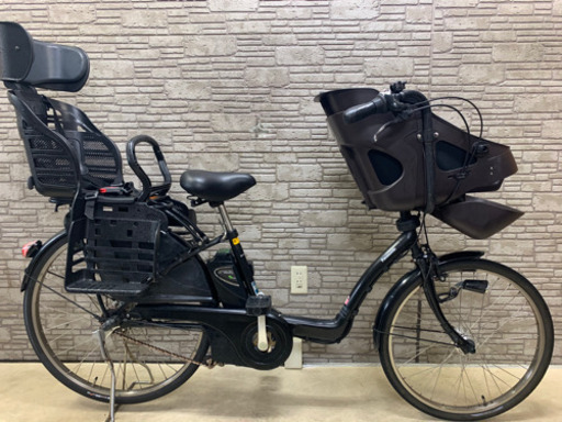 東京23区配達無料　新基準 Panasonic パナソニック  ギュット　新品バッテリー8.9Ah リチウム  電動自転車　中古　26インチ 子供乗せ　チャイルドシート