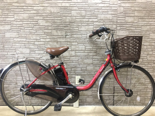 東京23区配達無料　新基準　Panasonic パナソニック  ビビDX 新品バッテリー8.9Ah リチウム  電動自転車★26インチ★