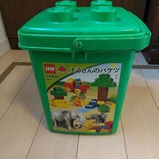 レゴ　ぞうさんのバケツ　緑のバケツ