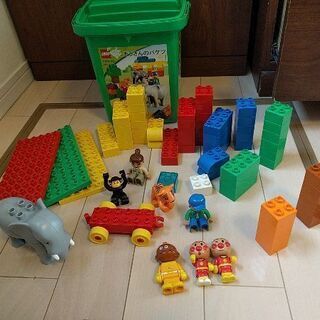 レゴ　ぞうさんのバケツ　緑のバケツの画像