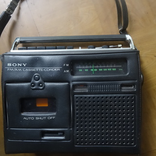 SONY 昭和レトロ　ラジオ　　カセットレコーダー　ラジカセ　C...