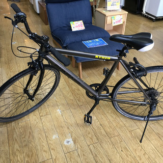 美品 KYUZO 26インチ クロスバイク 外装6段変速ギア付き...